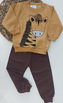 D8231 p-g duzizo cj blusa ml zebra/calca mol