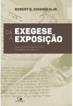 Da exegese à exposição - VIDA NOVA Da exegese à exposição - VIDA NOVA
