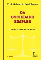 Da Sociedade Simples paperback Roque, Dr. Sebastião José
