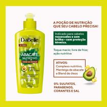 Dabelle abacate nutritivo creme de pentear 270g - DaBelle Hair Dabelle abacate nutritivo creme de pentear 270g - DaBelle Hair