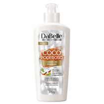 Dabelle Creme de Pentear Leave-in e Proteção Térmica Coco Poderoso Tratamento Vegano 270g