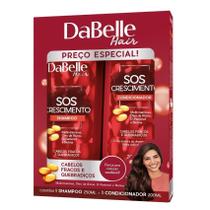 Dabelle Kit Shampoo Fortalecedor 250ml + Condicionador Hidratante 175ml SOS Crescimento