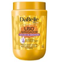 Dabelle Máscara Hidratação Liso Arrasador Cabelos Lisos Alisados Alinhamento Brilho Antifrizz 800g - DaBelle Hair