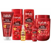 Dabelle SOS Crescimento Fortalecimento Shampoo e Condicionador 425ml + Óleo Creme e Tônico