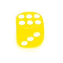 Dado Amarelo 6 Lados 1mm Orixás Umbanda Erês Oxum Iansa Un Dado Amarelo 6 Lados 1mm Orixás Umbanda Erês Oxum Iansa Un