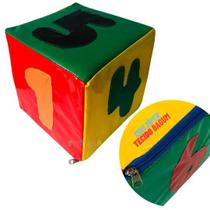 Dado Cubo Espumado Grande De Números Jogo Em Bagum 20x20cm