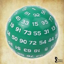 Dado D100 Verde - RPG