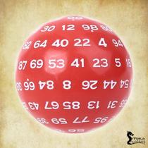 Dado D100 Vermelho - RPG Dado D100 Vermelho - RPG