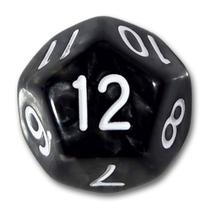 Dado D12 Marmorizado Avulso - RPG