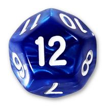 Dado D12 Marmorizado Avulso - RPG