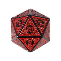 Dado D20 Runas Alto Relevo - RPG