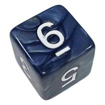 Dado D6 Marmorizado Avulso - RPG
