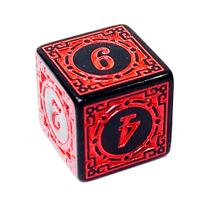 Dado D6 Runas - 6 faces - RPG