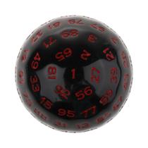 Dado De 100 Lados Em Acrílico, Números De 1 a 100 Para Jogos De Tabuleiro E Festas De RPG