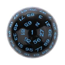 Dado De 100 Lados Em Acrílico, Números De 1 a 100 Para Jogos De Tabuleiro E Festas De RPG