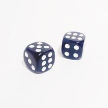Dado de Resina Preto 12x12mm - 100gr