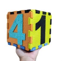 Dado Educativo 15x15 cm Tatame Eva 10mm, do 1 ao 6