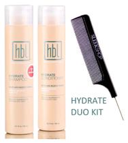 Dado este título do produto: Conjunto de Shampoo e Condicionador HBL HYDRATE DUO SET (KIT DE ESTILISTA) Co