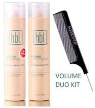 Dado este título do produto: Conjunto DUO (KIT STYLIST) Shampoo e Condicionador VOLUME HBL Col