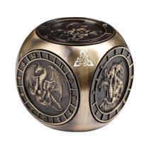 Dado Giratório De Metal 7 Em 1 Para Dungeons And Dragons DND Spinner D&D Dice Dragon Digital Dice