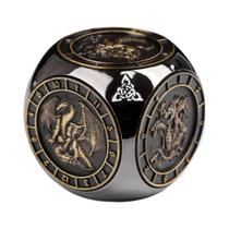 Dado Giroscópio Metálico 7 Em 1 Para Dungeons And Dragons DND Spinner D&D Dragão Dado Digital