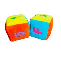 Dado Pelúcia Kit Letras E Números 2 Unidades Infantil Bebês Dado Pelúcia Kit Letras E Números 2 Unidades Infantil Bebês