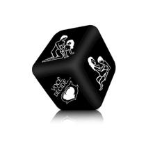 Dado Posições Hétero Preto 1 Unid. Sexy Fantasy