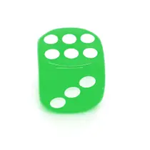 Dado Verde 6 Lados 1mm Orixás Umbanda Oxóssi Xangô Un Dado Verde 6 Lados 1mm Orixás Umbanda Oxóssi Xangô Un