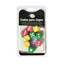 Dados Coloridos Para Jogo De Mesa Tabuleiro 9 Peças