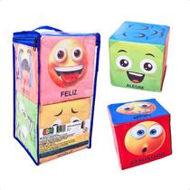 Dados de Emoções em Espuma 2 dados 15x15cm - LDM