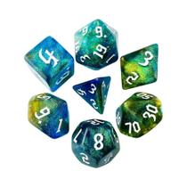 Dados de RPG Fantasy Starlight - Design Retrô com Cores Incríveis