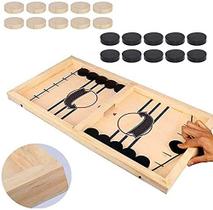 Dados do jogo Fast Sling Puck Inscape para adultos com tabuleiro de xadrez