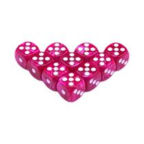 Dados Efeito Mármore 16mm D6 10 Peças Acessórios De Jogo Brinquedo E Presente