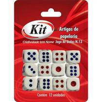 Dados N graus 13 com 12 Unidades em Cartela para Jogos Recreativos Branco Dados N graus 13 com 12 Unidades em Cartela para Jogos Recreativos Branco