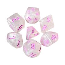 Dados RPG Fantasy Starlight DND Com Cores Únicas Em Fonte Retrô Para Jogos De Cartas