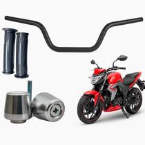 Dafra Next Guidão Preto Acessório Confortável Pesinho Todos Anos Moto Resistente Manopla