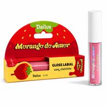 Dailus lip gloss brigadeiro de morango