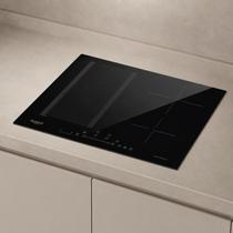 Dako Cooktop Indução 4 Bocas Preto Diplomata 220V com Zona Flexível e Painel Touch 9 Níveis de Potência Turbo Função Manter Aquecido