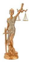 Dama Da Justiça 21.5cm - Enfeite Resina Advogado - Taimes