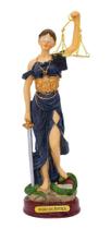 Dama Da Justiça 23Cm - Enfeite Resina Advogado Juiz