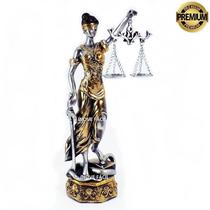 Dama Da Justiça Direito Deusa Têmis Estatua Resina - 28cm - Inove Fácil