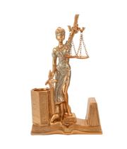 Dama Da Justiça Porta Caneta 25cm - Enfeite Resina - Tasco