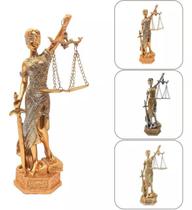 Dama Da Justiça Themis Balança Decorativa - Effemme