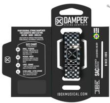 Damper Abafador Ibox para guitarra, violão, baixo4c e ukulele - Cristal Jet