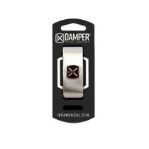 Damper Em Couro E Tag Em Metal Prata Damper Em Couro E Tag Em Metal Prata