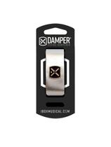 Damper Em Couro Legitimo E Tag Em Metal Prata Metalico Dmmd01 Damper Em Couro Legitimo E Tag Em Metal Prata Metalico Dmmd01