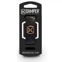 Damper em Couro Legitimo e TAG em Metal Preto DSMD02 Damper em Couro Legitimo e TAG em Metal Preto DSMD02