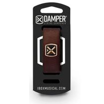 Damper em Poliester e TAG em Metal Marrom DTMD18