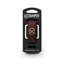 Damper Em Poliester E Tag Em Metal Marrom Damper Em Poliester E Tag Em Metal Marrom