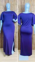 Dança do Ventre Vestido Galabia Baladi Malha Estampado - Envio Imediato - VGPE-19
